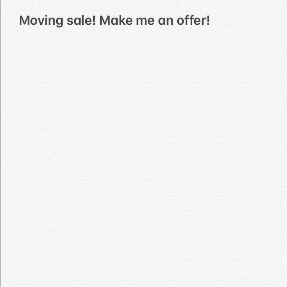 Moving sale!